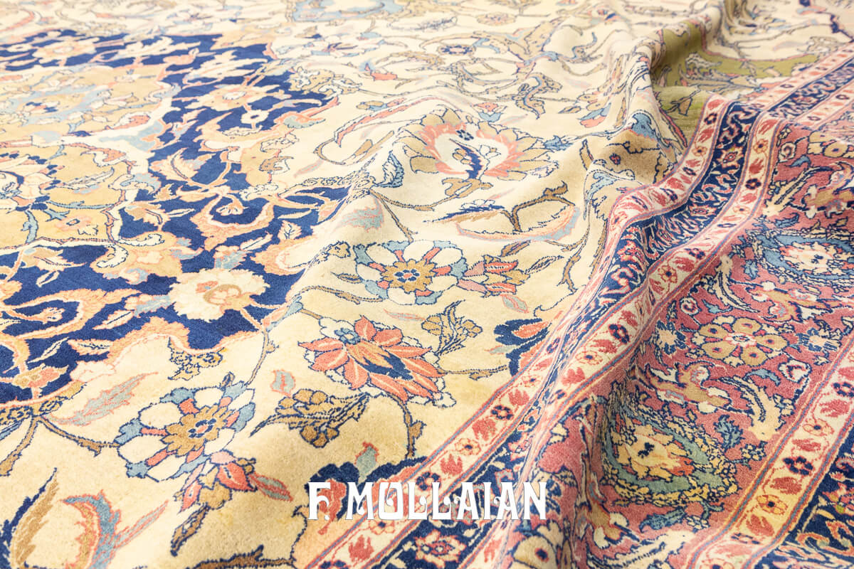 Tabriz Rug Beige Field n°:939640